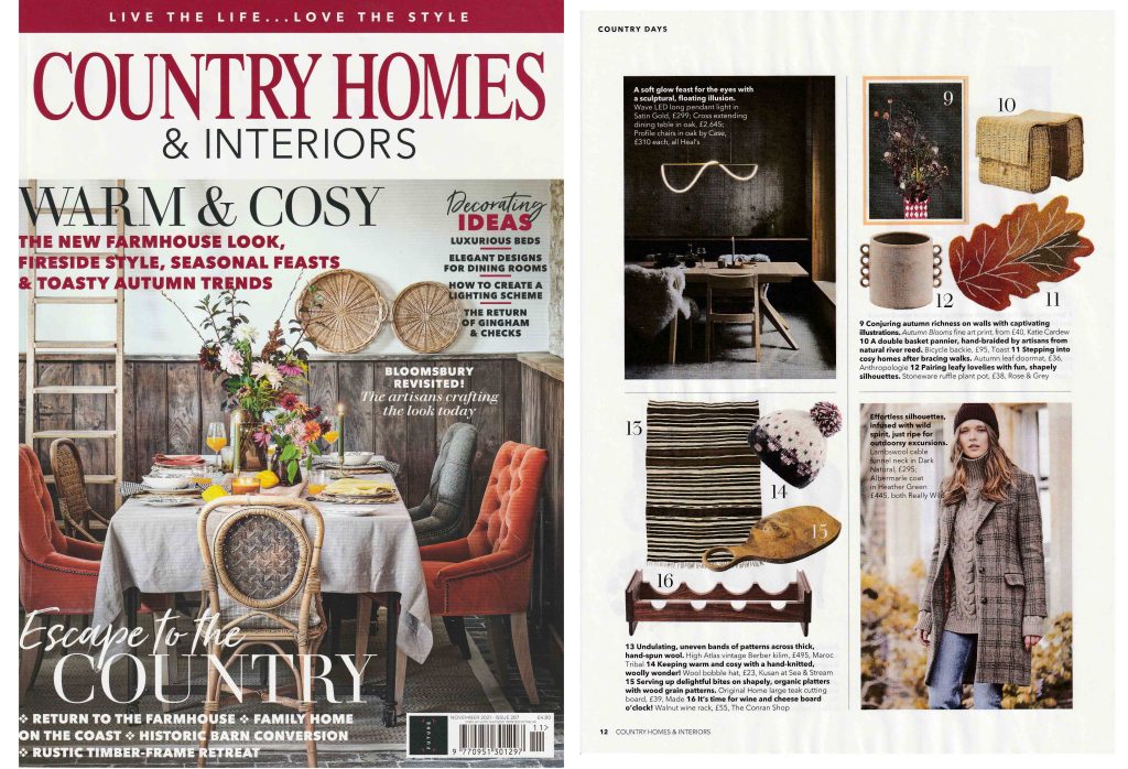 country homes and interiors