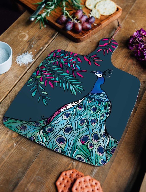peacock platter1