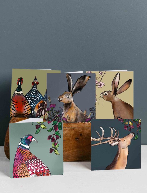 Woodland notelet pack