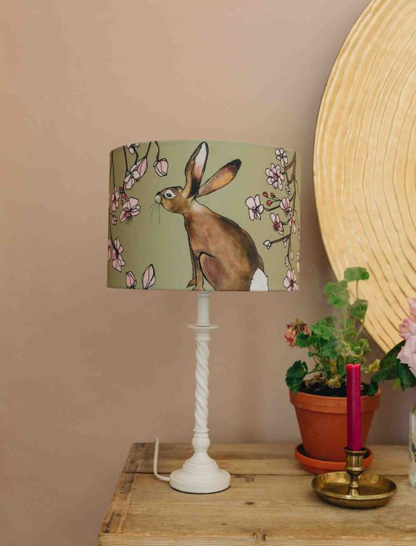 Spring Hare lampshade web 1